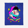 Psychedelic Mushroom Race-None-Fleece-Blanket-Studio Mootant