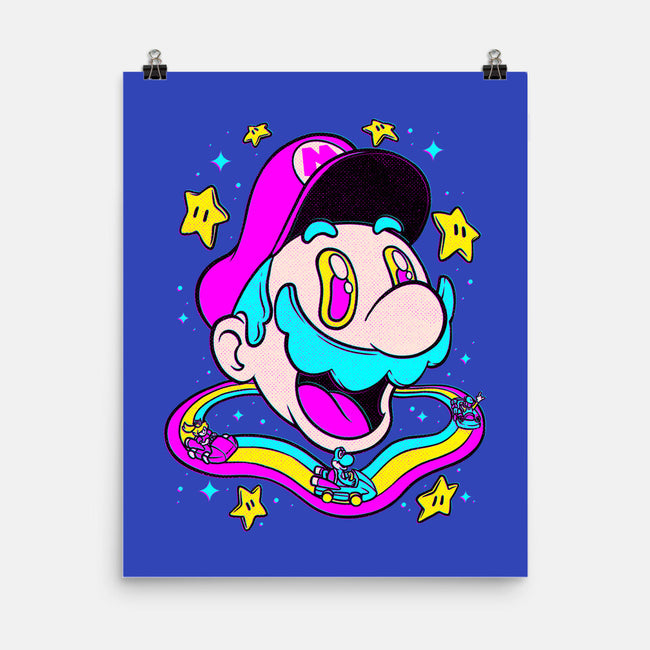 Psychedelic Mushroom Race-None-Matte-Poster-Studio Mootant