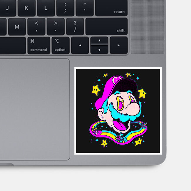 Psychedelic Mushroom Race-None-Glossy-Sticker-Studio Mootant