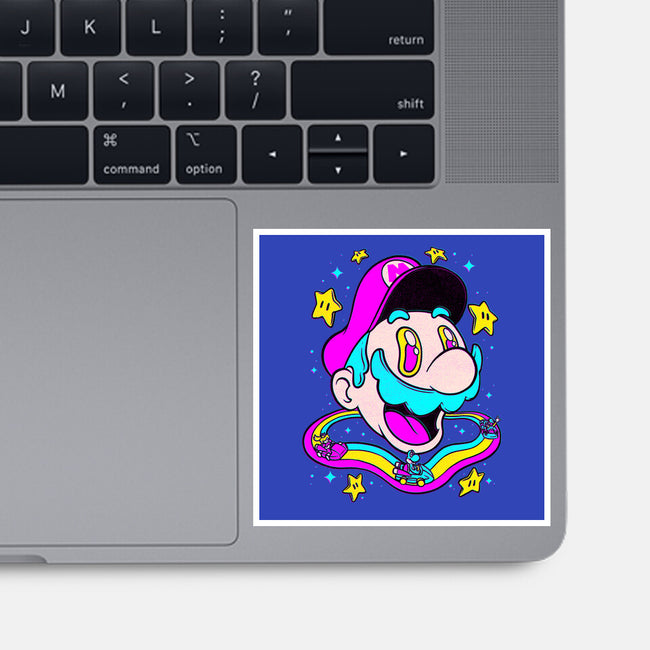 Psychedelic Mushroom Race-None-Glossy-Sticker-Studio Mootant