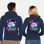 Psychedelic Mushroom Race-Unisex-Zip-Up-Sweatshirt-Studio Mootant