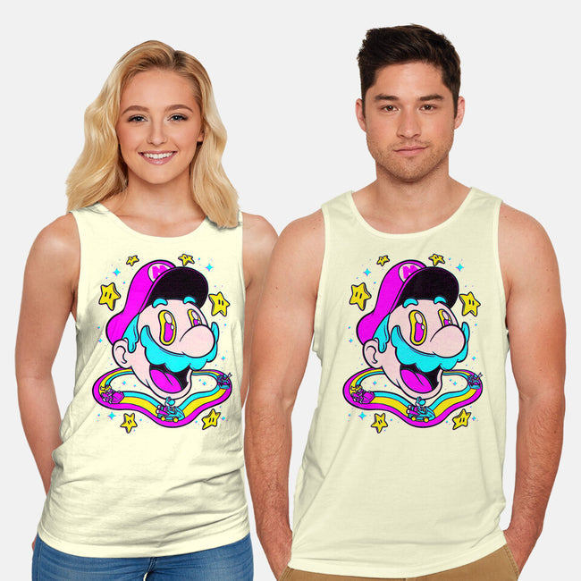 Psychedelic Mushroom Race-Unisex-Basic-Tank-Studio Mootant