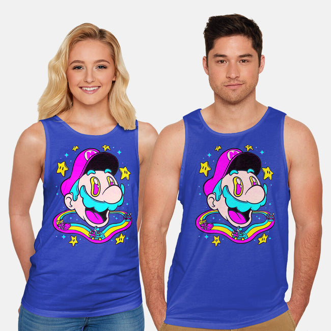Psychedelic Mushroom Race-Unisex-Basic-Tank-Studio Mootant