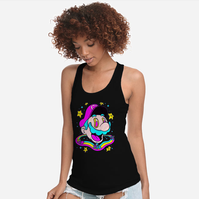 Psychedelic Mushroom Race-Womens-Racerback-Tank-Studio Mootant