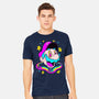 Psychedelic Mushroom Race-Mens-Heavyweight-Tee-Studio Mootant