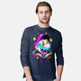 Psychedelic Mushroom Race-Mens-Long Sleeved-Tee-Studio Mootant