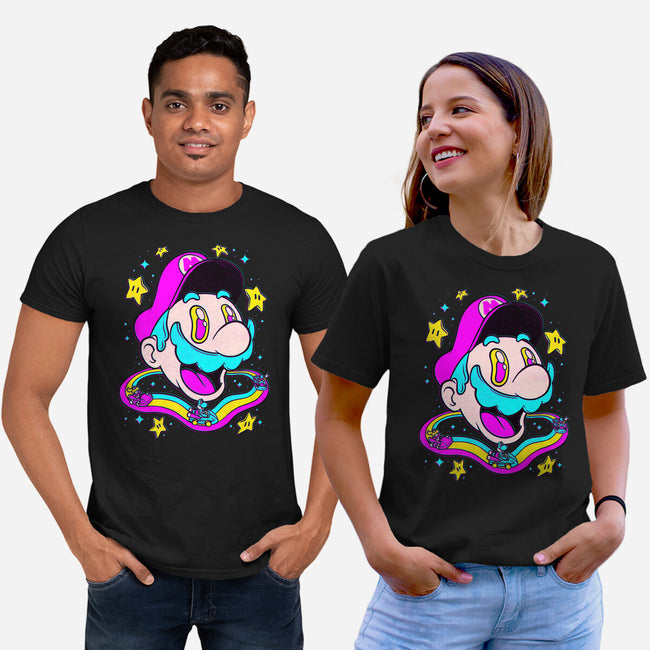Psychedelic Mushroom Race-Unisex-Basic-Tee-Studio Mootant