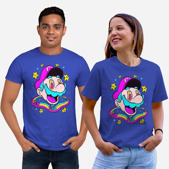 Psychedelic Mushroom Race-Unisex-Basic-Tee-Studio Mootant