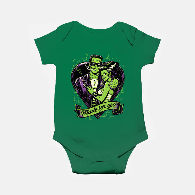 Frankenstein Monster Love-Baby-Basic-Onesie-Studio Mootant