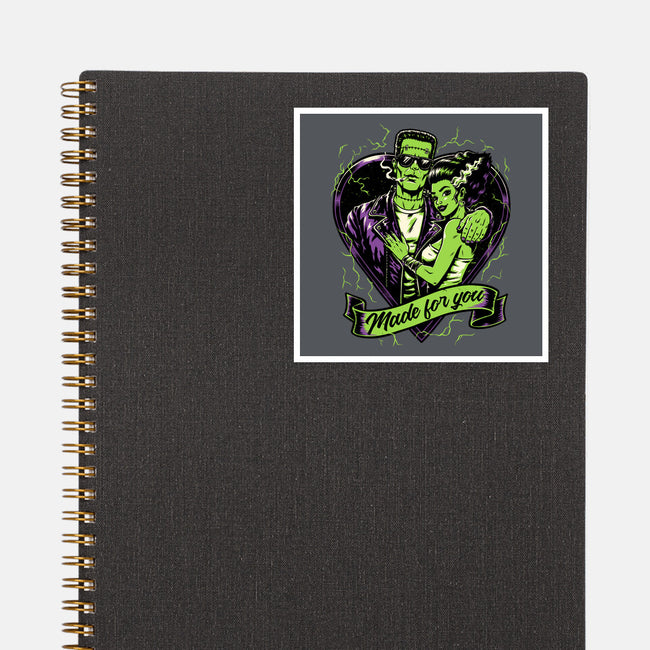 Frankenstein Monster Love-None-Glossy-Sticker-Studio Mootant