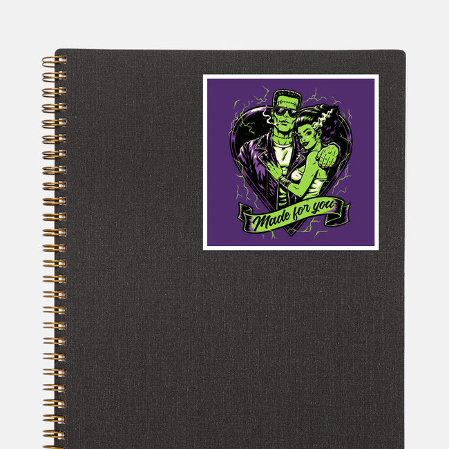 Frankenstein Monster Love-None-Glossy-Sticker-Studio Mootant