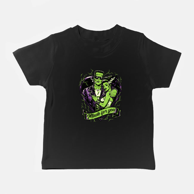Frankenstein Monster Love-Baby-Basic-Tee-Studio Mootant