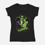 Frankenstein Monster Love-Womens-V-Neck-Tee-Studio Mootant