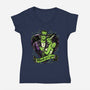 Frankenstein Monster Love-Womens-V-Neck-Tee-Studio Mootant