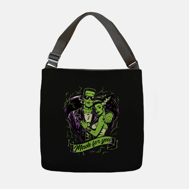 Frankenstein Monster Love-None-Adjustable Tote-Bag-Studio Mootant