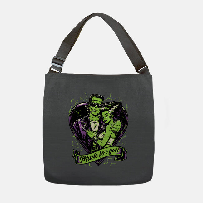 Frankenstein Monster Love-None-Adjustable Tote-Bag-Studio Mootant