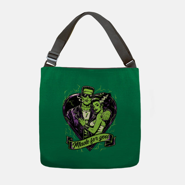 Frankenstein Monster Love-None-Adjustable Tote-Bag-Studio Mootant