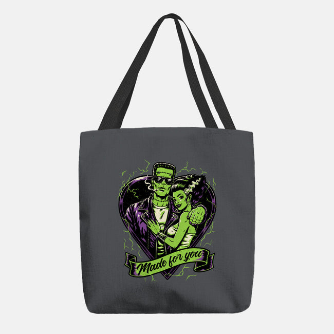 Frankenstein Monster Love-None-Basic Tote-Bag-Studio Mootant