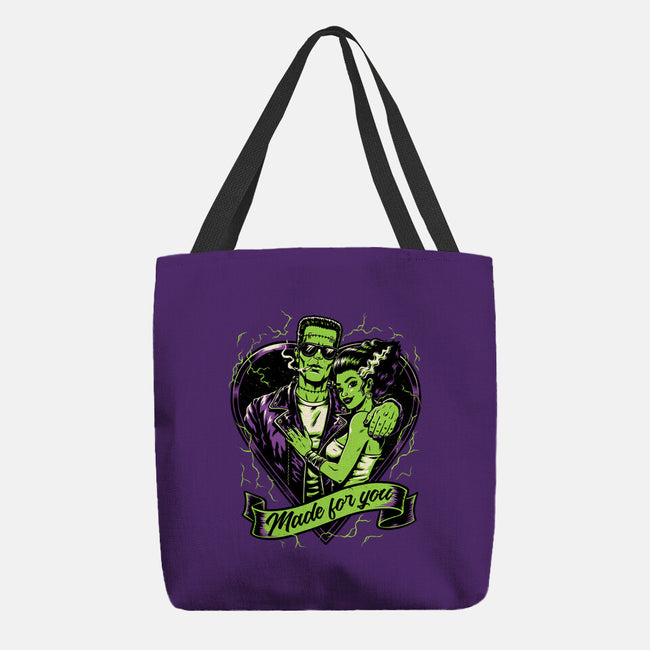 Frankenstein Monster Love-None-Basic Tote-Bag-Studio Mootant