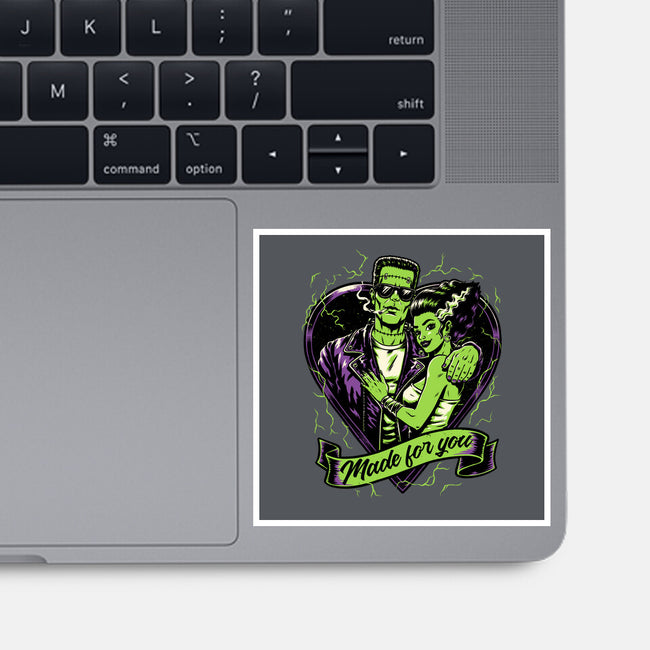 Frankenstein Monster Love-None-Glossy-Sticker-Studio Mootant