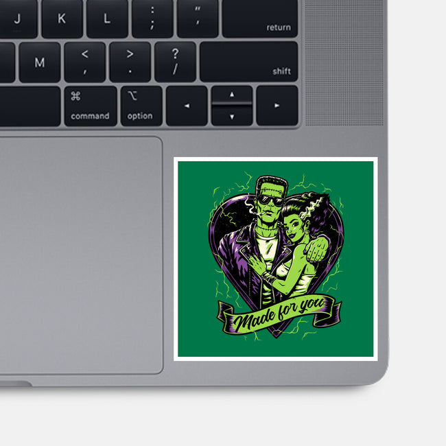 Frankenstein Monster Love-None-Glossy-Sticker-Studio Mootant