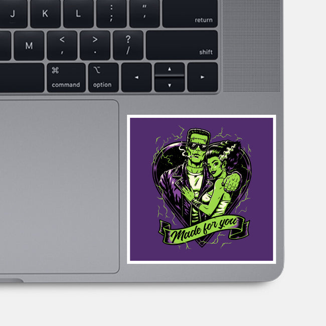 Frankenstein Monster Love-None-Glossy-Sticker-Studio Mootant