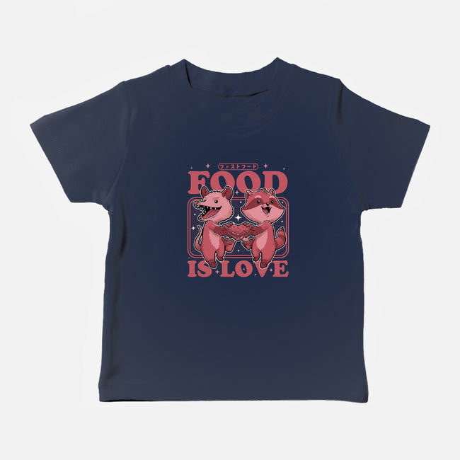 Fast Food Animals Love-Baby-Basic-Tee-Studio Mootant
