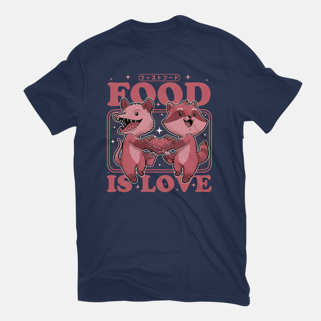 Fast Food Animals Love-Womens-Basic-Tee-Studio Mootant