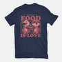 Fast Food Animals Love-Mens-Heavyweight-Tee-Studio Mootant