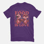 Fast Food Animals Love-Mens-Basic-Tee-Studio Mootant