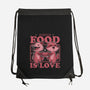 Fast Food Animals Love-None-Drawstring-Bag-Studio Mootant