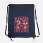 Fast Food Animals Love-None-Drawstring-Bag-Studio Mootant