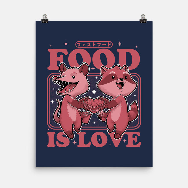 Fast Food Animals Love-None-Matte-Poster-Studio Mootant