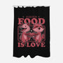 Fast Food Animals Love-None-Polyester-Shower Curtain-Studio Mootant