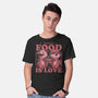 Fast Food Animals Love-Mens-Basic-Tee-Studio Mootant