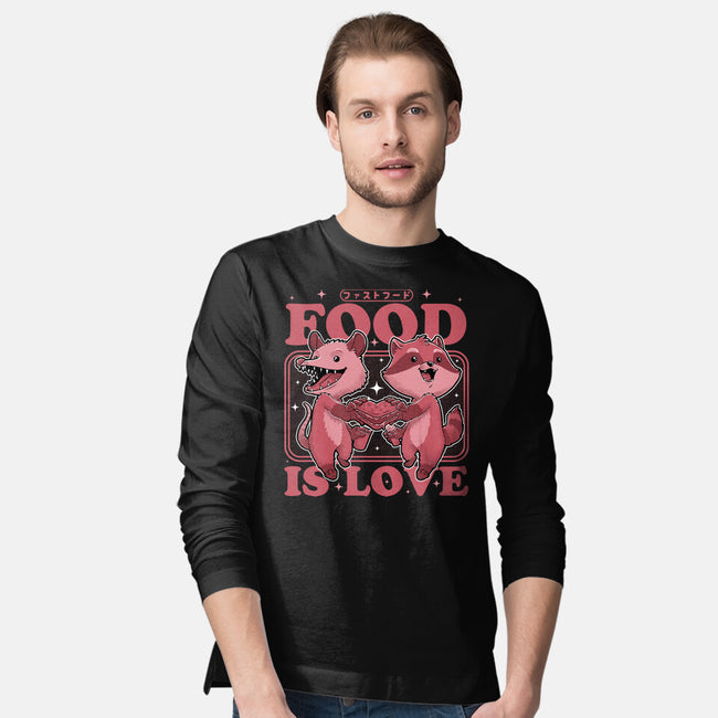 Fast Food Animals Love-Mens-Long Sleeved-Tee-Studio Mootant