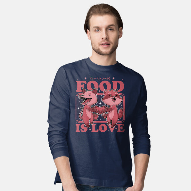 Fast Food Animals Love-Mens-Long Sleeved-Tee-Studio Mootant