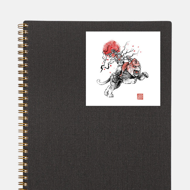 The Invincible Of Eternia Sumi-E-None-Glossy-Sticker-Astrobot Invention