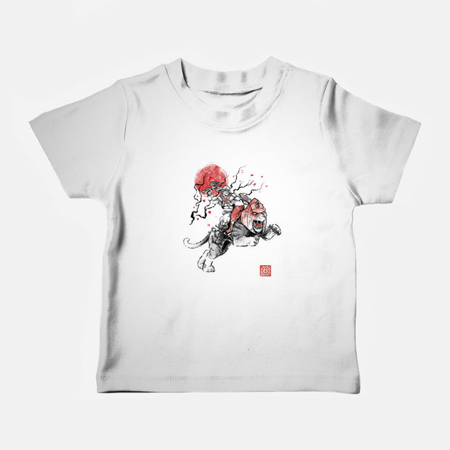 The Invincible Of Eternia Sumi-E-Baby-Basic-Tee-Astrobot Invention