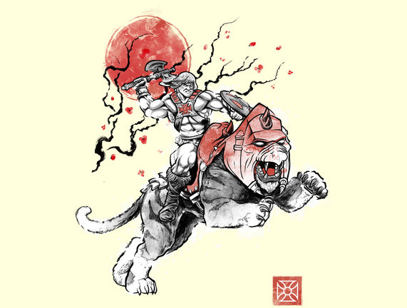 The Invincible Of Eternia Sumi-E