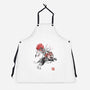The Invincible Of Eternia Sumi-E-Unisex-Kitchen-Apron-Astrobot Invention