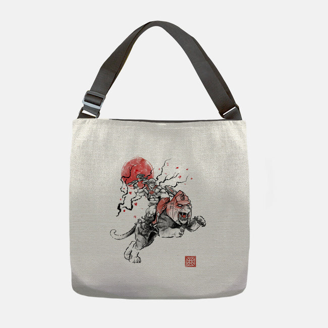 The Invincible Of Eternia Sumi-E-None-Adjustable Tote-Bag-Astrobot Invention