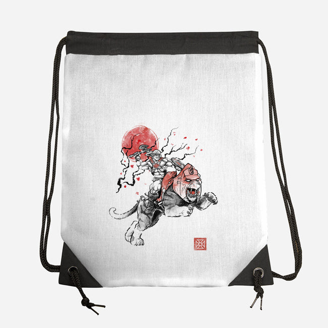The Invincible Of Eternia Sumi-E-None-Drawstring-Bag-Astrobot Invention