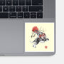 The Invincible Of Eternia Sumi-E-None-Glossy-Sticker-Astrobot Invention