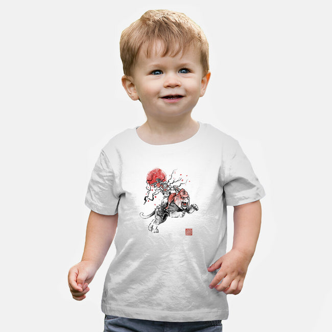 The Invincible Of Eternia Sumi-E-Baby-Basic-Tee-Astrobot Invention
