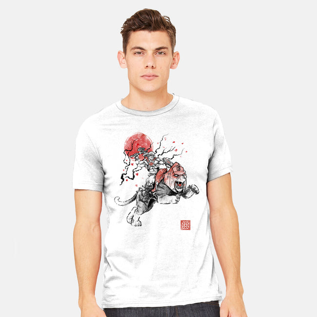 The Invincible Of Eternia Sumi-E-Mens-Heavyweight-Tee-Astrobot Invention