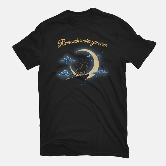 Remember Who You Are Moonlight-Womens-Basic-Tee-Loobs