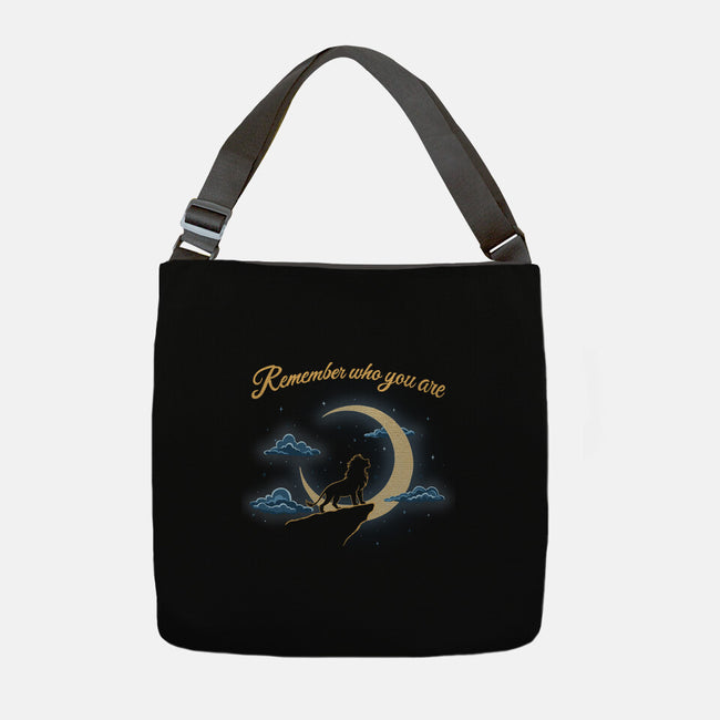 Remember Who You Are Moonlight-None-Adjustable Tote-Bag-Loobs