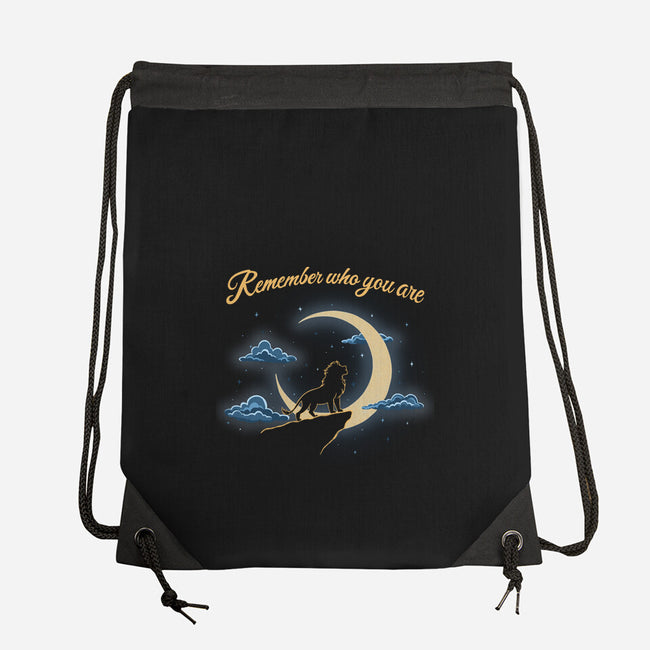 Remember Who You Are Moonlight-None-Drawstring-Bag-Loobs