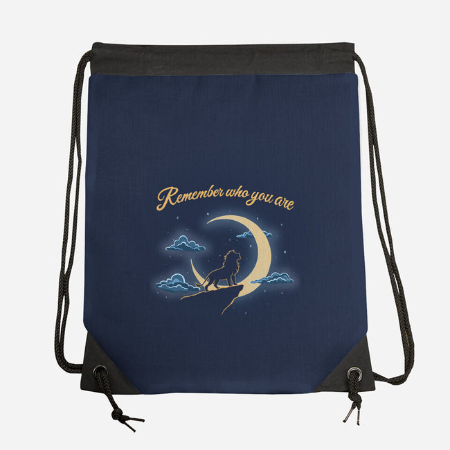Remember Who You Are Moonlight-None-Drawstring-Bag-Loobs